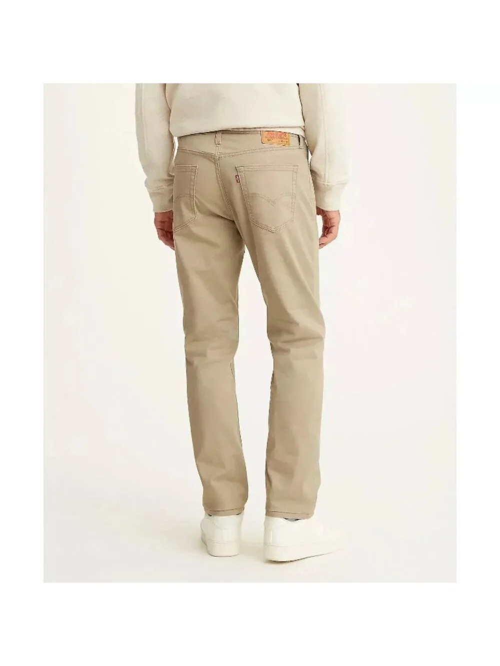 NWT Levi's 514 Straight Stretch Men's W30 L32 Khaki Chino Pants Cotton Blend